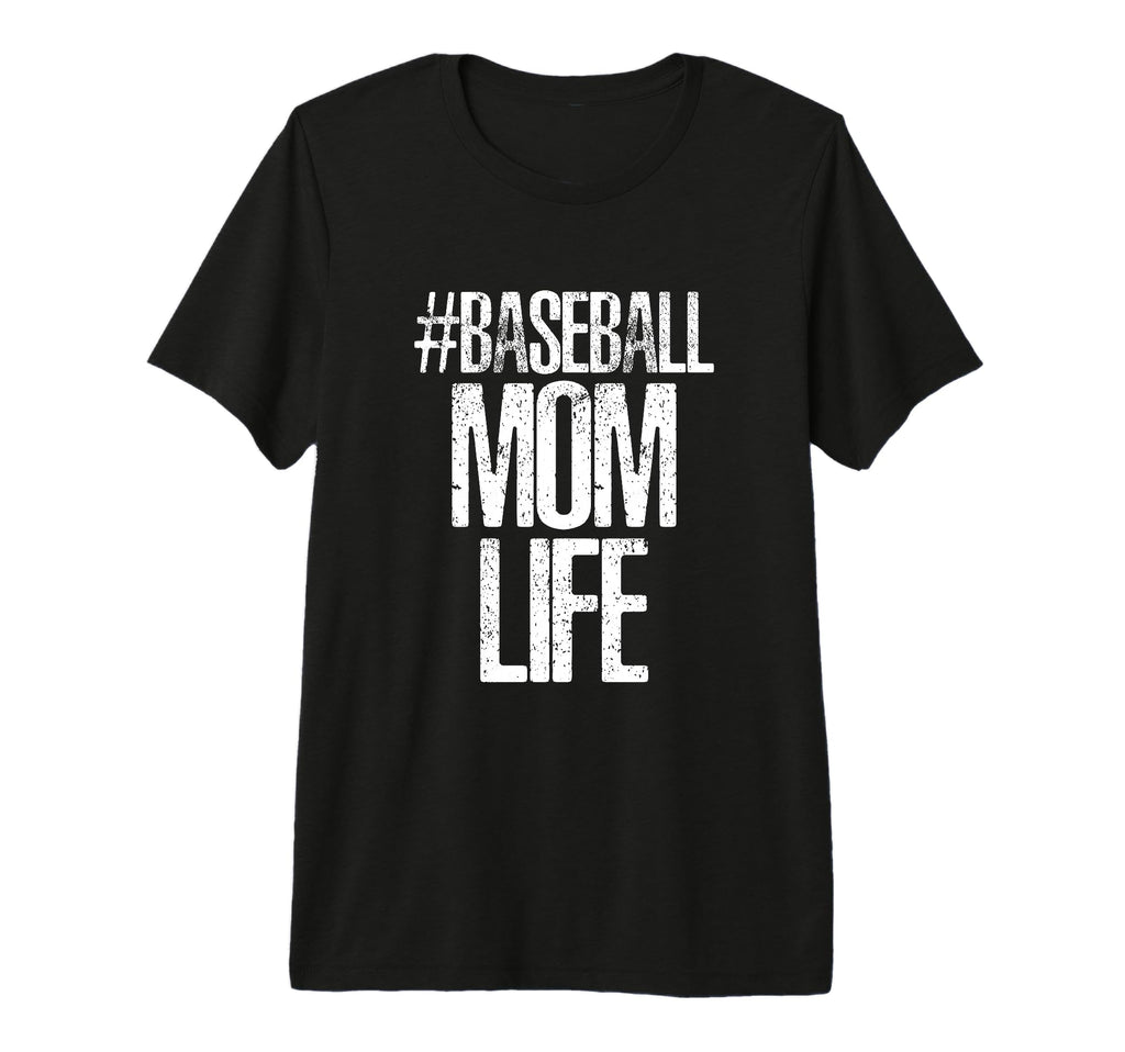 Baseball Mom Life Funny Mom Designer T-Shirt - Graphic Print for Adults - T-Shirt, Sweatshirt, Hoodie
