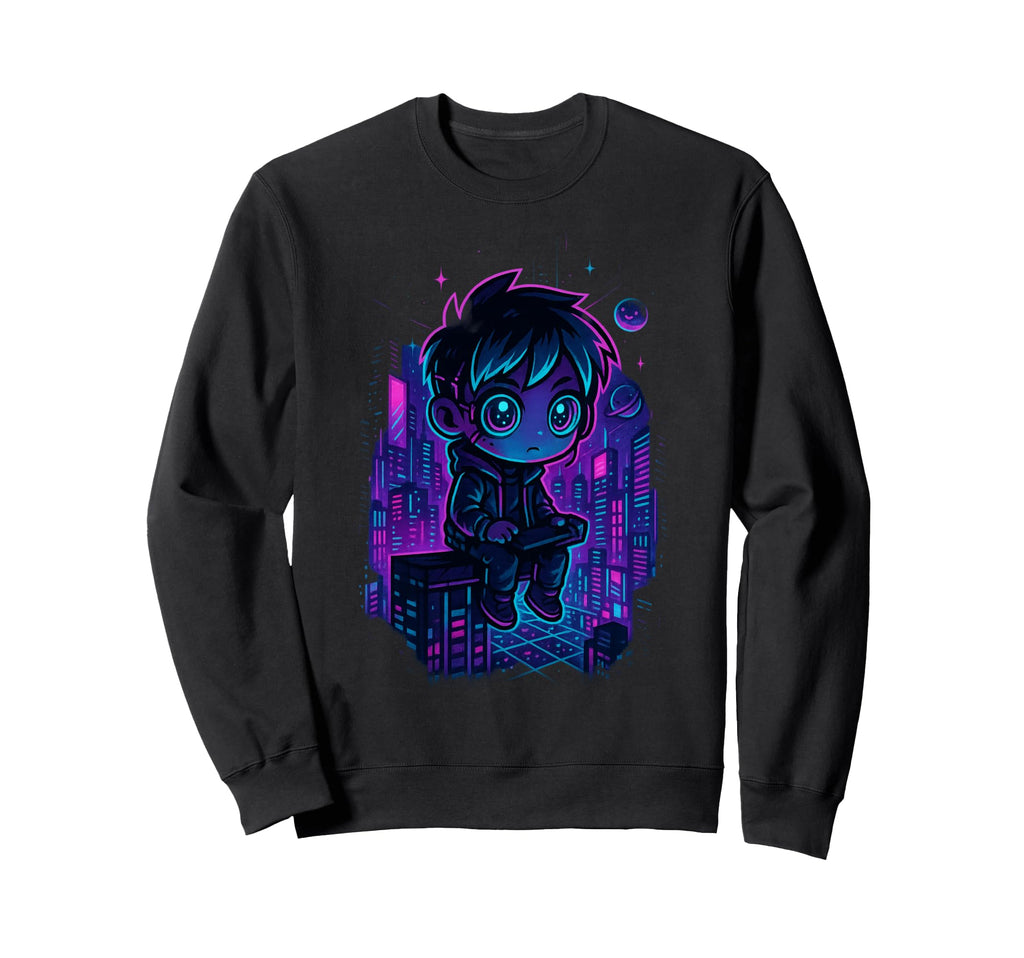 80S Synthwave Sweatshirt - Aesthetic Graphic Unisex - T-Shirt, Sweatshirt, Hoodie