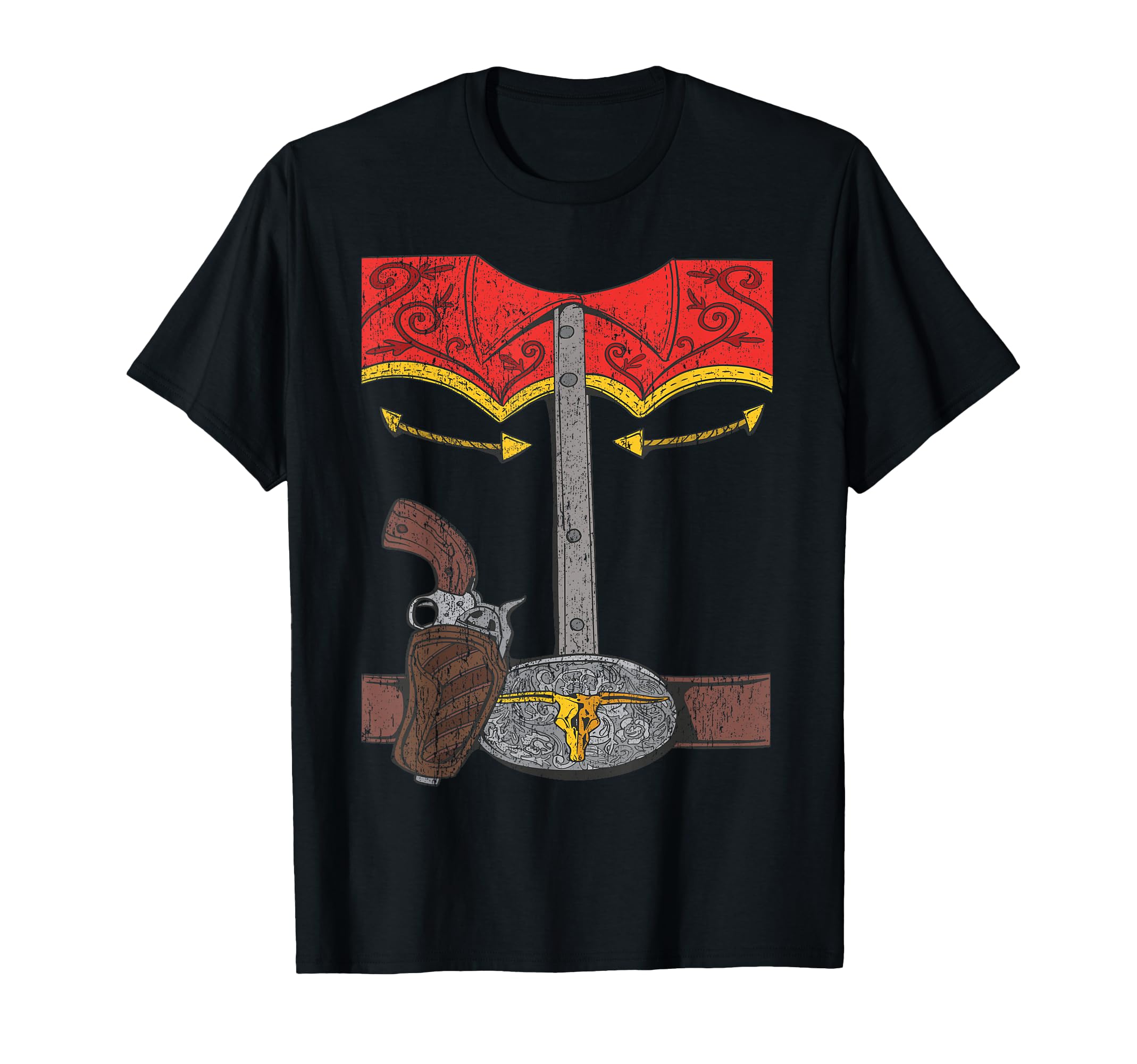Cowboy Halloween Costume Simple T-Shirt - Streetwear Style for Adults - T-Shirt, Sweatshirt, Hoodie