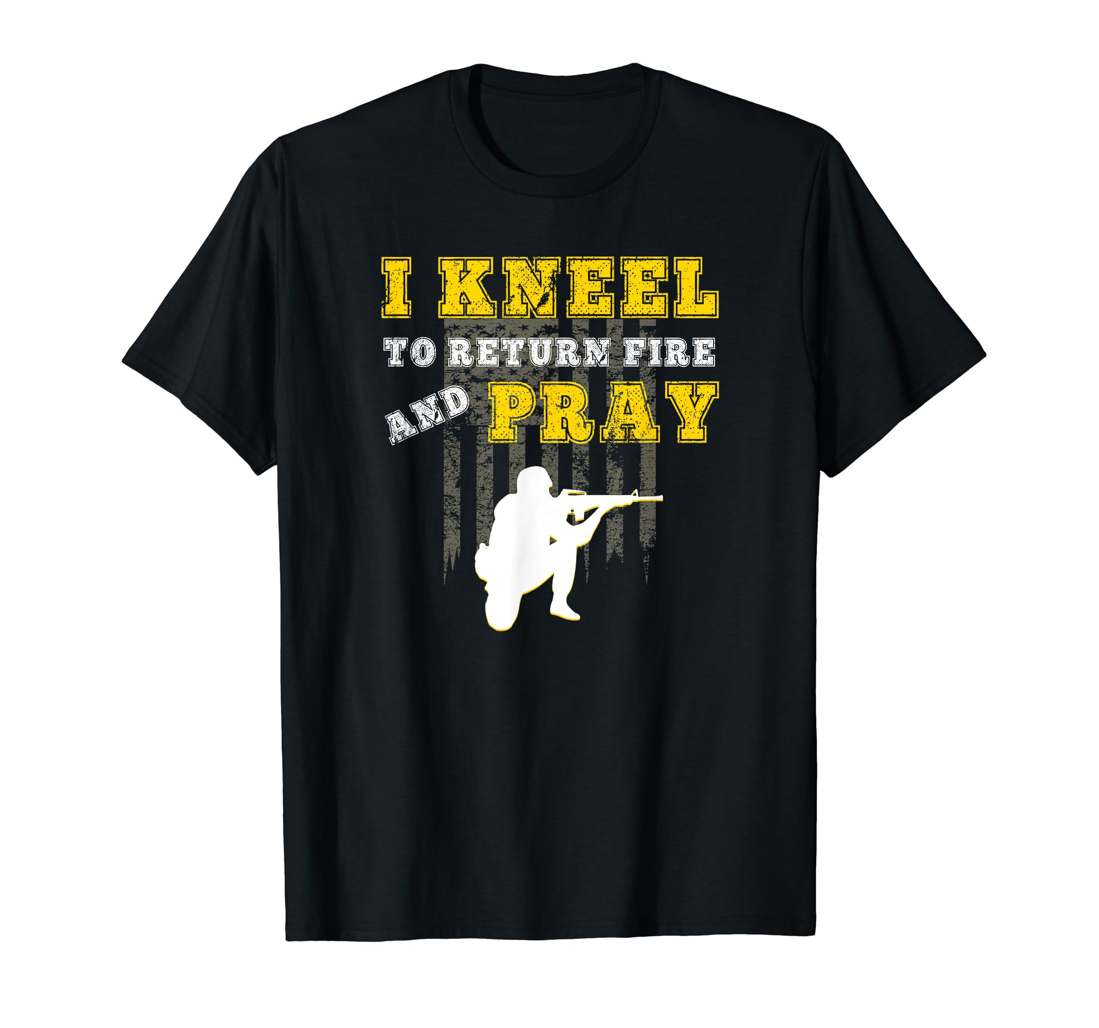 Distressed I Kneel Only To Return T-Shirt - Aesthetic Graphic for Adults - T-Shirt, Sweatshirt, Hoodie