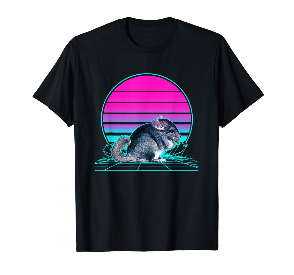Sunset Chinchilla T-Shirt - Minimalist Print for Adults - T-Shirt, Sweatshirt, Hoodie