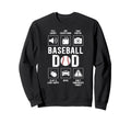 Baseball Dad Baseball Player Dad Sweatshirt - Fun Novelty Design Men Women - T-Shirt, Sweatshirt, Hoodie