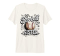 Mens Game Day Baseball Sister Heart T-Shirt - Casual Everyday Wear Unisex - T-Shirt, Sweatshirt, Hoodie