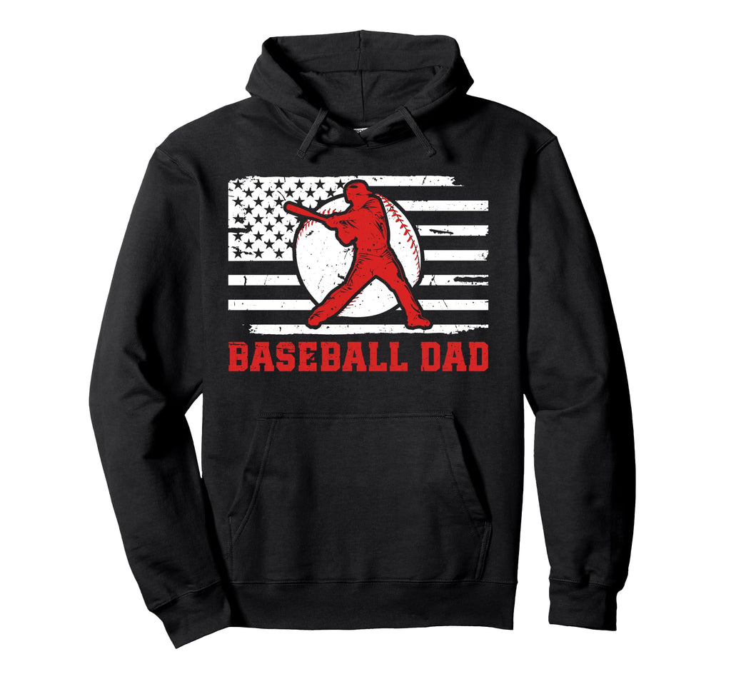 Baseball Dad Baseball Player Hoodie - Casual Everyday Wear for Adults - T-Shirt, Sweatshirt, Hoodie