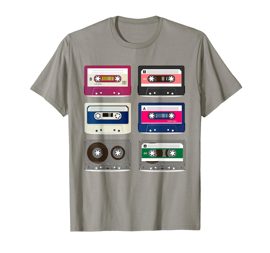 80S Rock Cassettes Rock Cassettes T-Shirt - Fun Novelty Design for Adults - T-Shirt, Sweatshirt, Hoodie