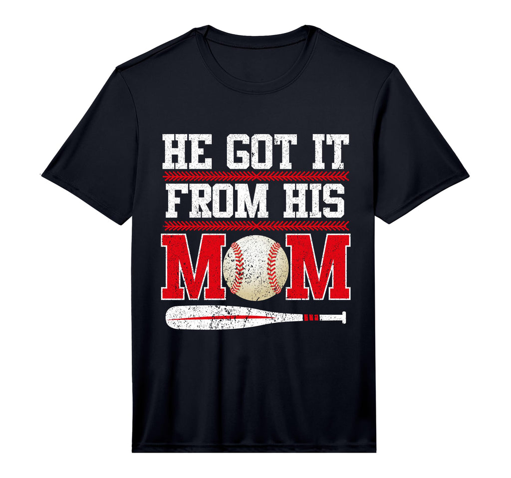 Mens He Got It From His Mom Funny T-Shirt - Aesthetic Graphic Men Women - T-Shirt, Sweatshirt, Hoodie