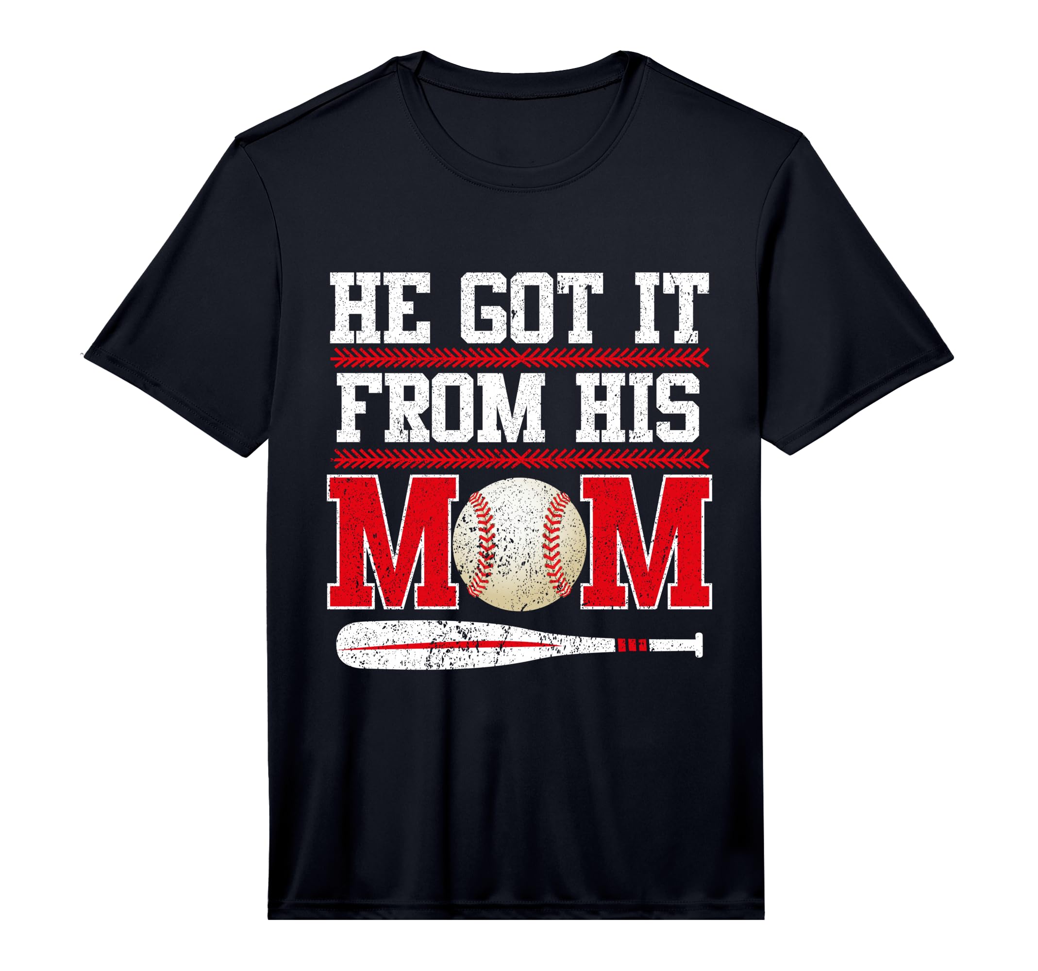 Mens He Got It From His Mom Funny T-Shirt - Aesthetic Graphic Men Women - T-Shirt, Sweatshirt, Hoodie
