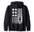 Patriotic Baseball Dad Sweatshirt - Novelty Apparel Men Women - T-Shirt, Sweatshirt, Hoodie
