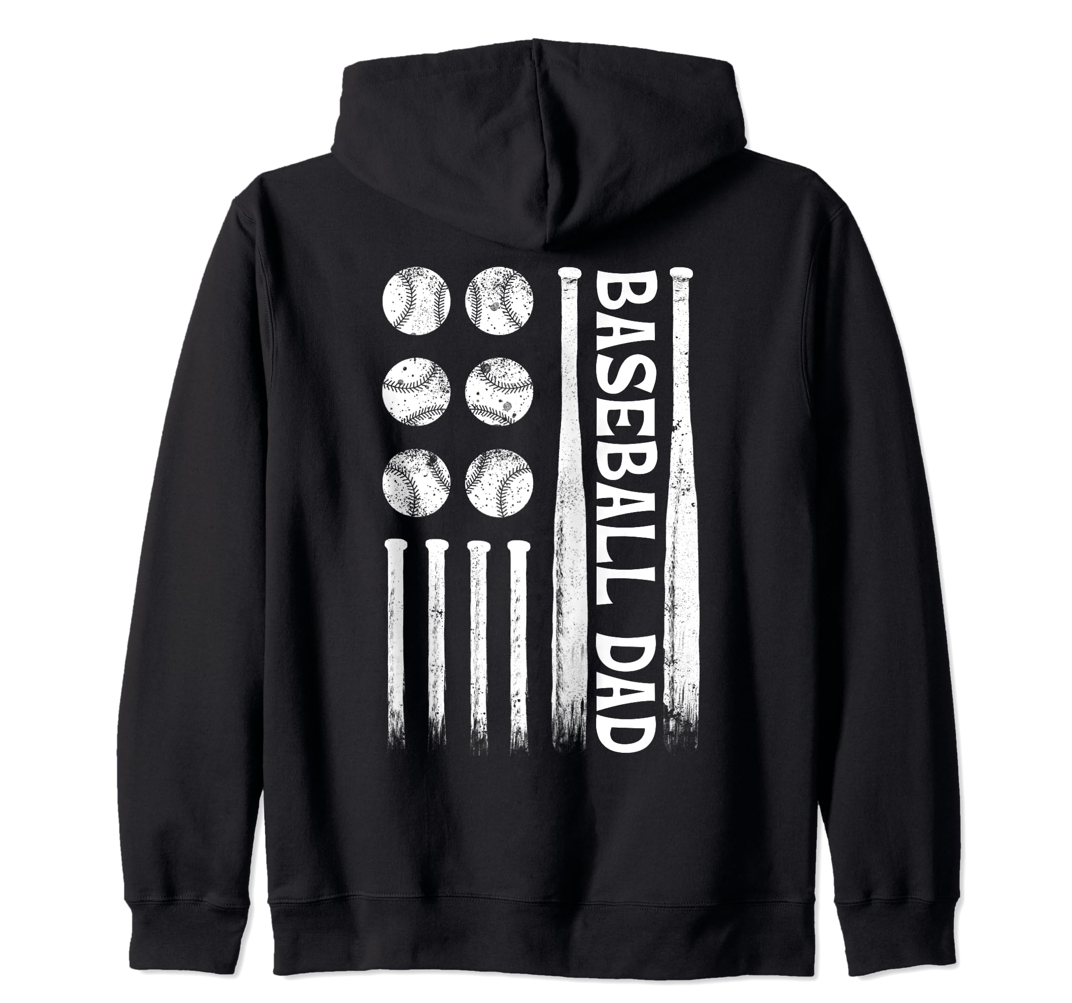 Patriotic Baseball Dad Sweatshirt - Novelty Apparel Men Women - T-Shirt, Sweatshirt, Hoodie