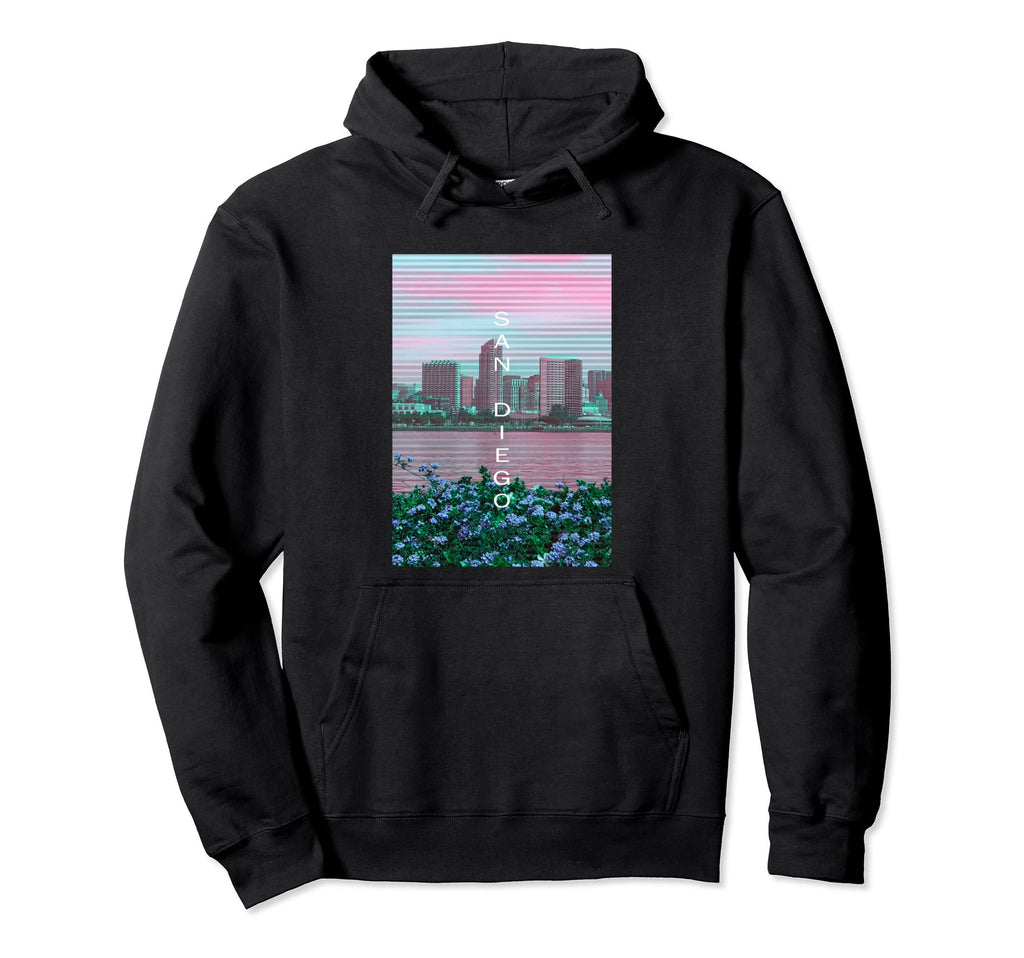 California Vaporwave Aesthetic Souvenir Hoodie - Streetwear Style Unisex - T-Shirt, Sweatshirt, Hoodie