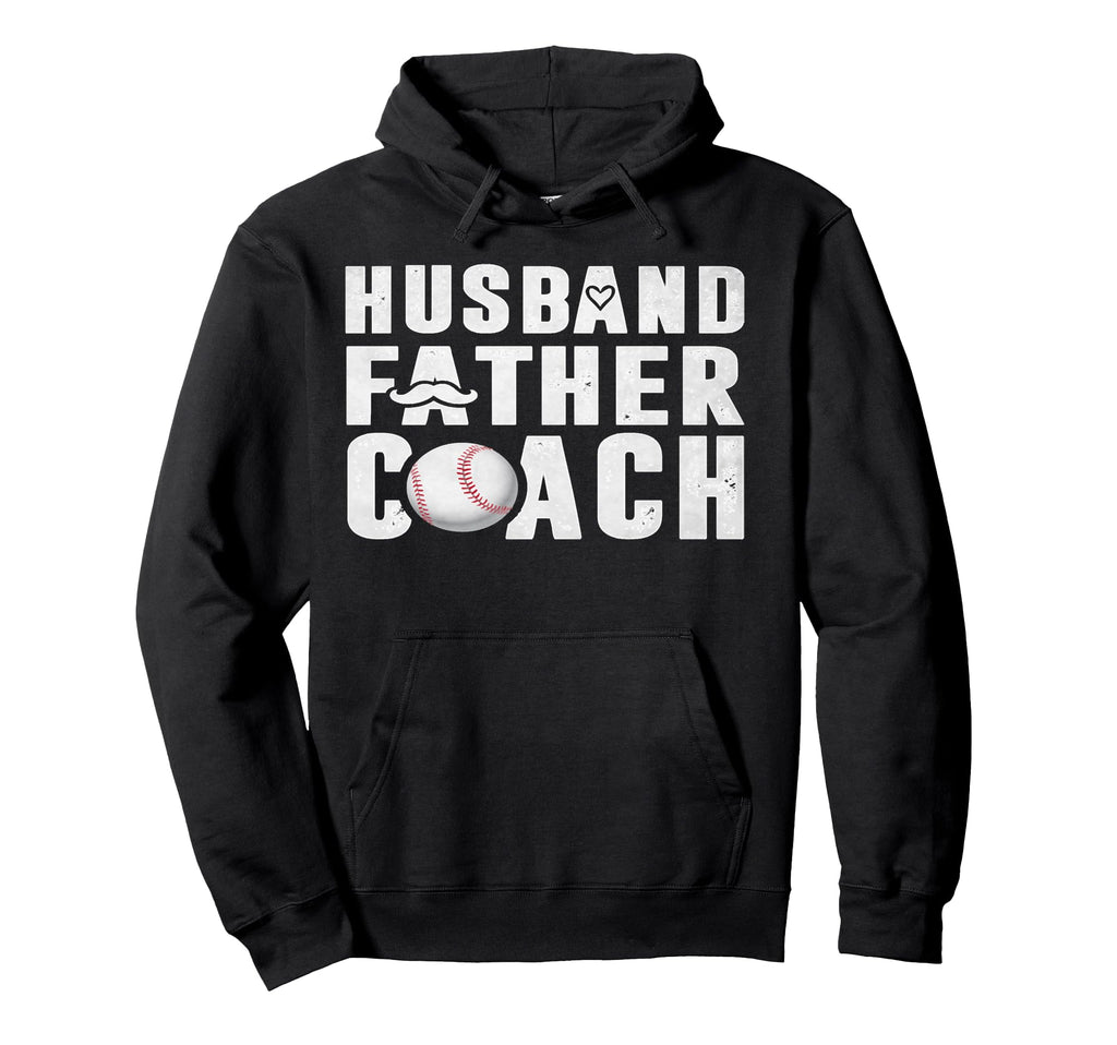 Softball Coach Dad Husband Baseball Hoodie - Custom Art Print Unisex - T-Shirt, Sweatshirt, Hoodie