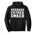 Softball Coach Dad Husband Baseball Hoodie - Custom Art Print Unisex - T-Shirt, Sweatshirt, Hoodie