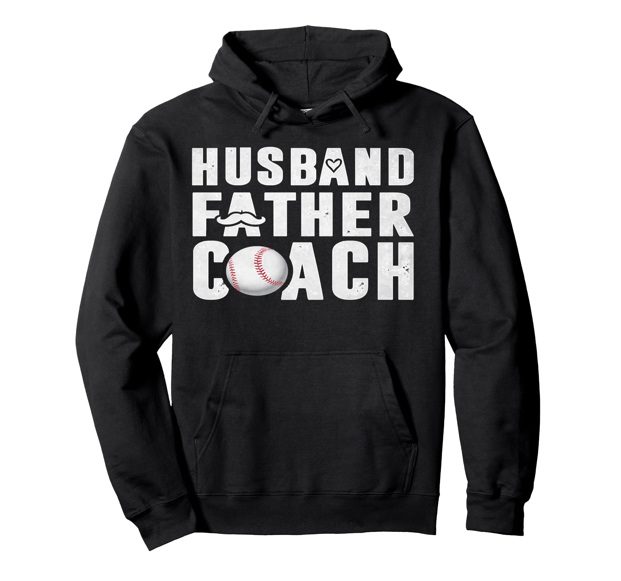 Softball Coach Dad Husband Baseball Hoodie - Custom Art Print Unisex - T-Shirt, Sweatshirt, Hoodie