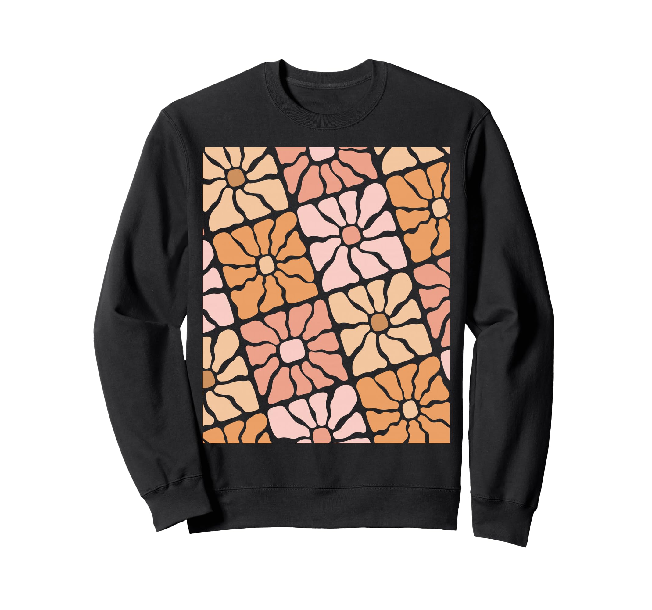 Floral Boho Daisy Matisse Flower Sweatshirt - Novelty Apparel Unisex - T-Shirt, Sweatshirt, Hoodie