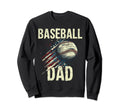 Softball Dad Fathers Day Tees Sweatshirt - Custom Art Print Unisex - T-Shirt, Sweatshirt, Hoodie