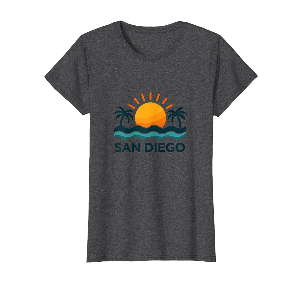 San Diego Sunset Beach Travel T-Shirt - Casual Everyday Wear Men Women - T-Shirt, Sweatshirt, Hoodie
