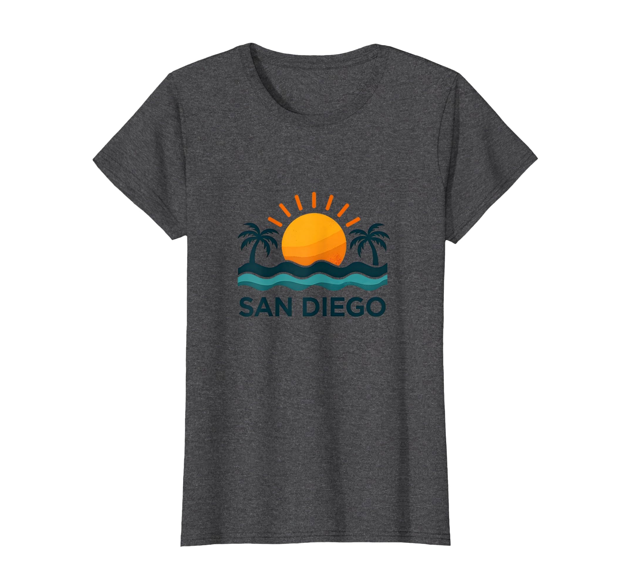 San Diego Sunset Beach Travel T-Shirt - Casual Everyday Wear Men Women - T-Shirt, Sweatshirt, Hoodie