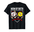 Mom Both Proud Softball Baseball Mom T-Shirt - Streetwear Style Unisex - T-Shirt, Sweatshirt, Hoodie