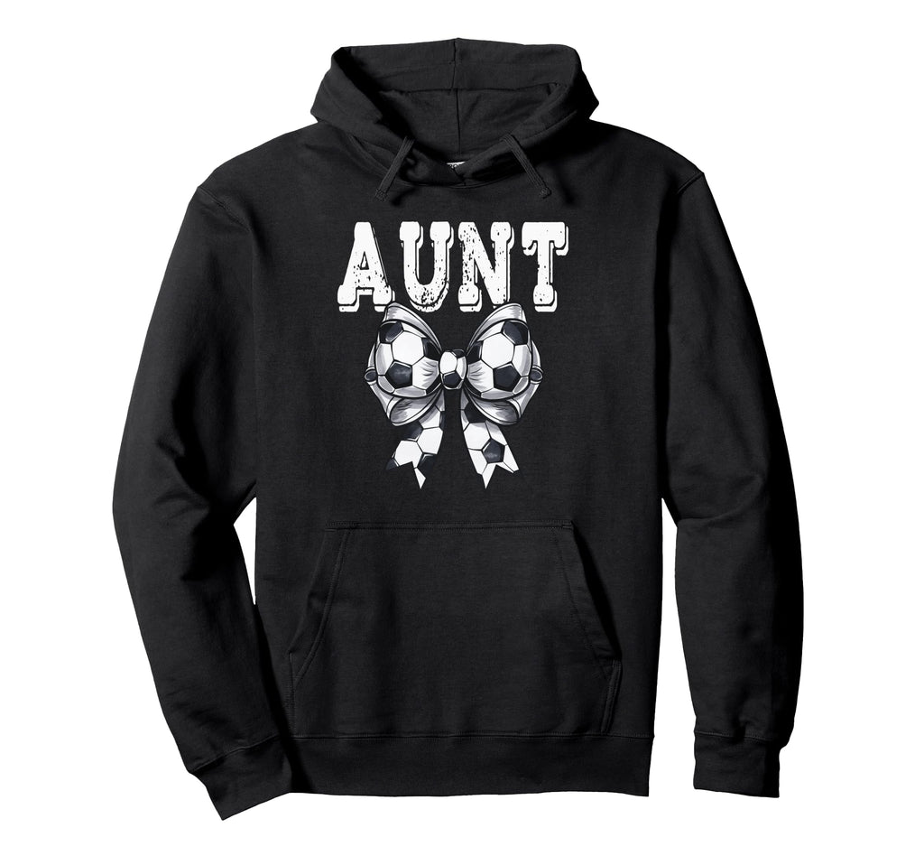 Coquette Soccer Bow Aunt Sister Grandma Hoodie - Novelty Apparel for Adults - T-Shirt, Sweatshirt, Hoodie