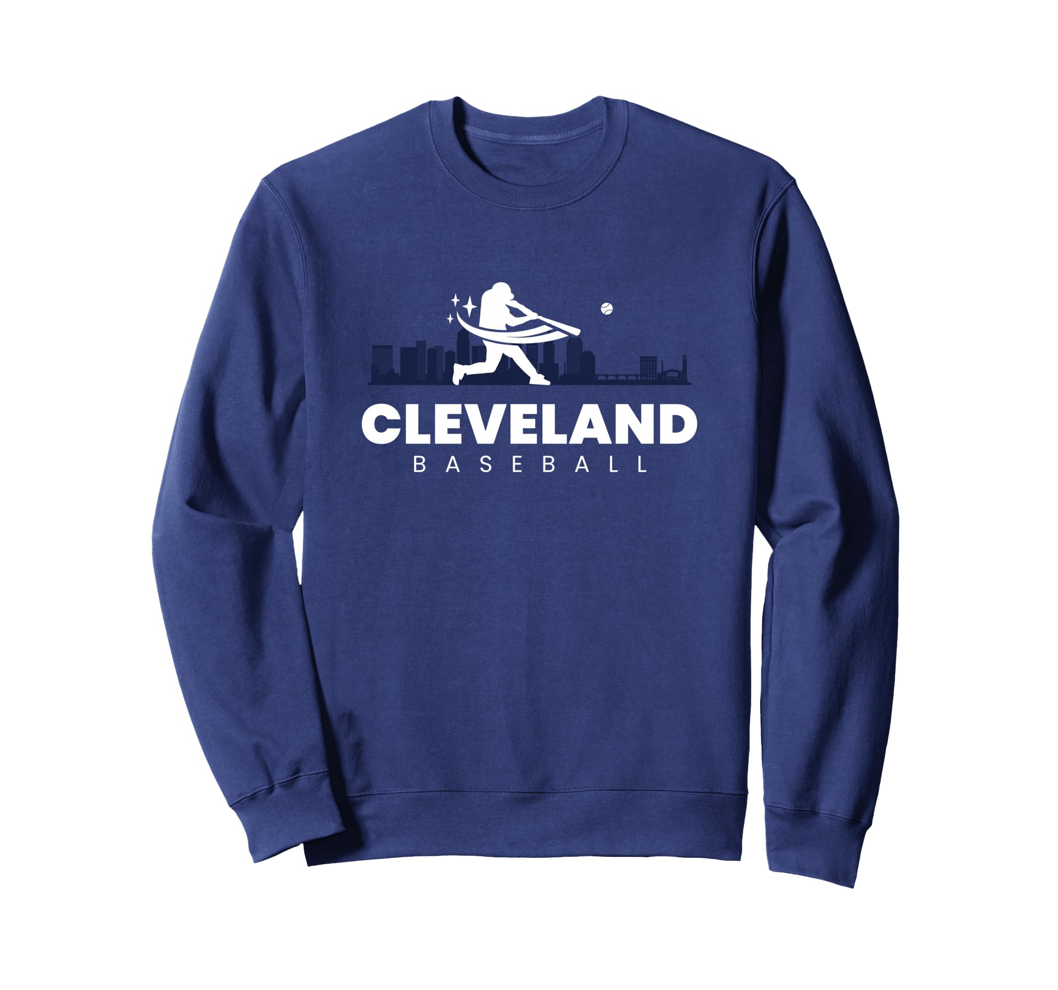 Cleveland Baseball Minimalist Sweatshirt - Fun Novelty Design Men Women - T-Shirt, Sweatshirt, Hoodie