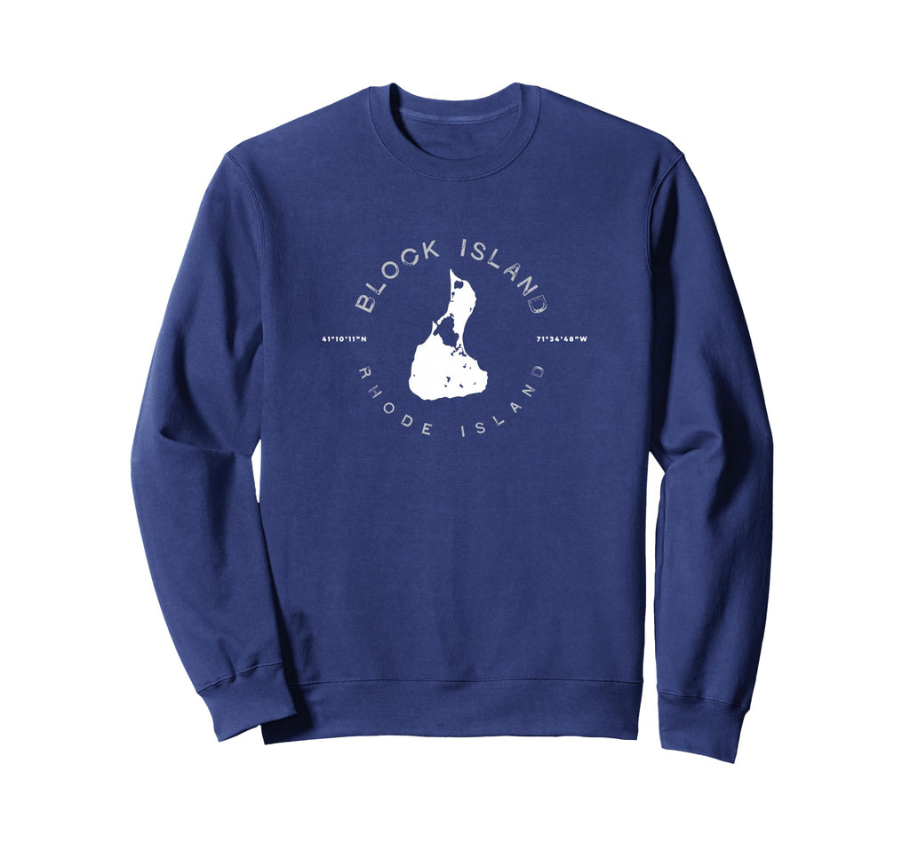 Block Island Rhode Island Sweatshirt - Graphic Print Men Women - T-Shirt, Sweatshirt, Hoodie
