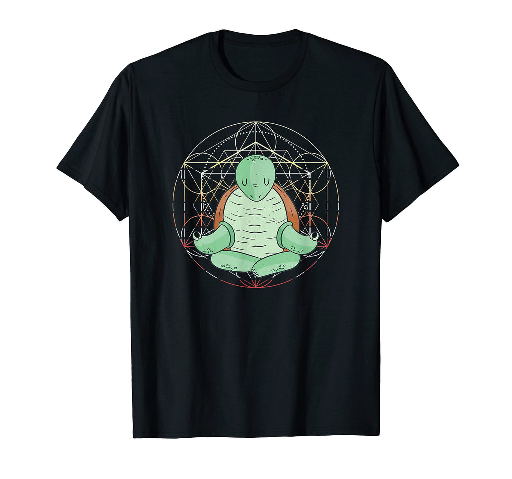 Mens Turtle Yoga I Meditation T-Shirt - Casual Everyday Wear for Adults - T-Shirt, Sweatshirt, Hoodie