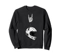 Motorcycle Biker Helmet 90S Alt Metal Sweatshirt - Graphic Print for Adults - T-Shirt, Sweatshirt, Hoodie