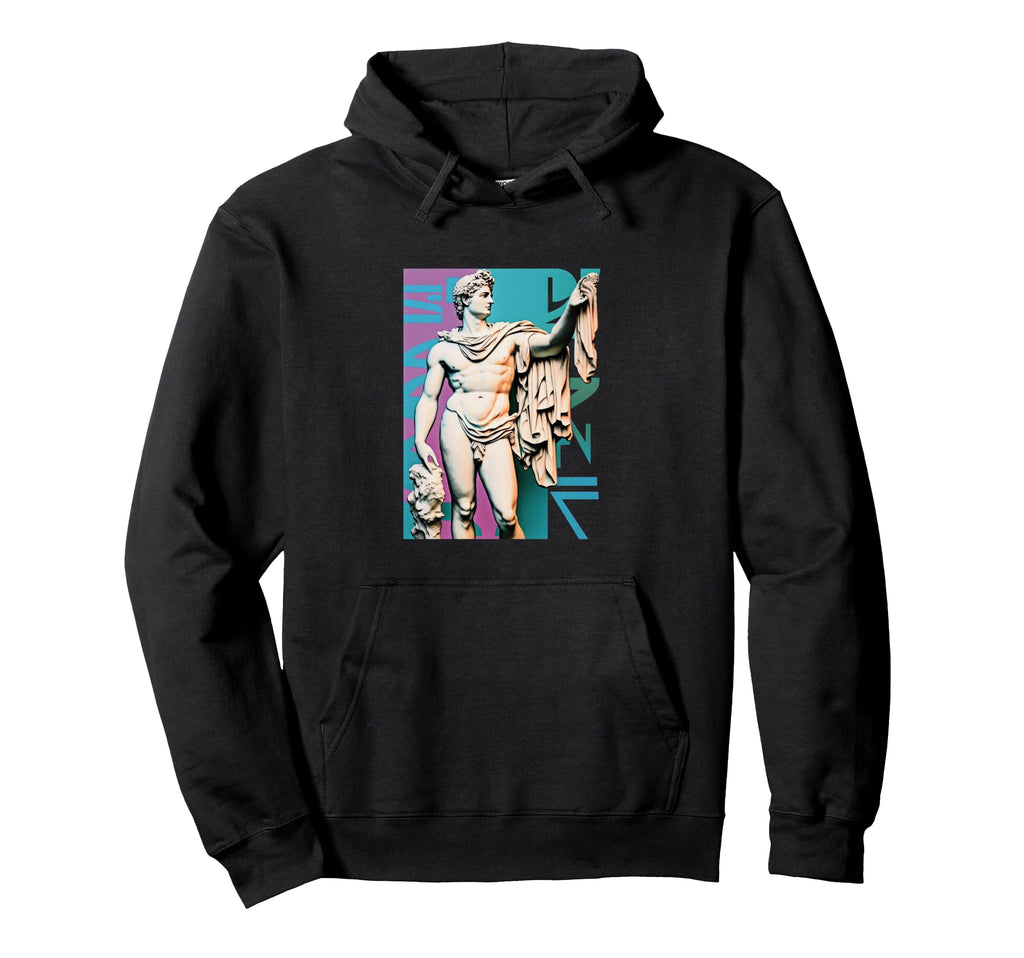 Apollo Vaporwave Aesthetic Greek Gods Hoodie - Streetwear Style Men Women - T-Shirt, Sweatshirt, Hoodie