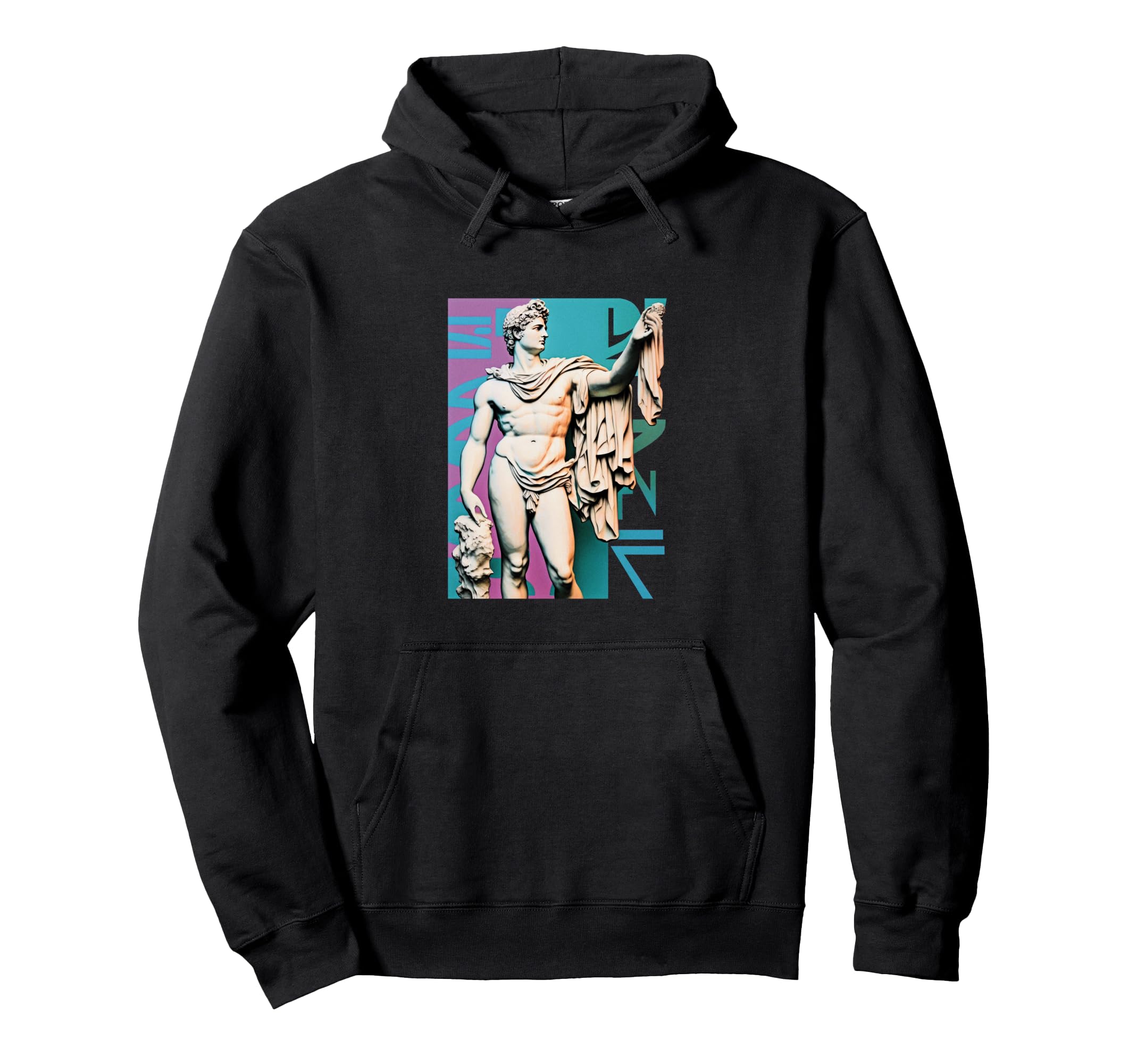 Apollo Vaporwave Aesthetic Greek Gods Hoodie - Streetwear Style Men Women - T-Shirt, Sweatshirt, Hoodie