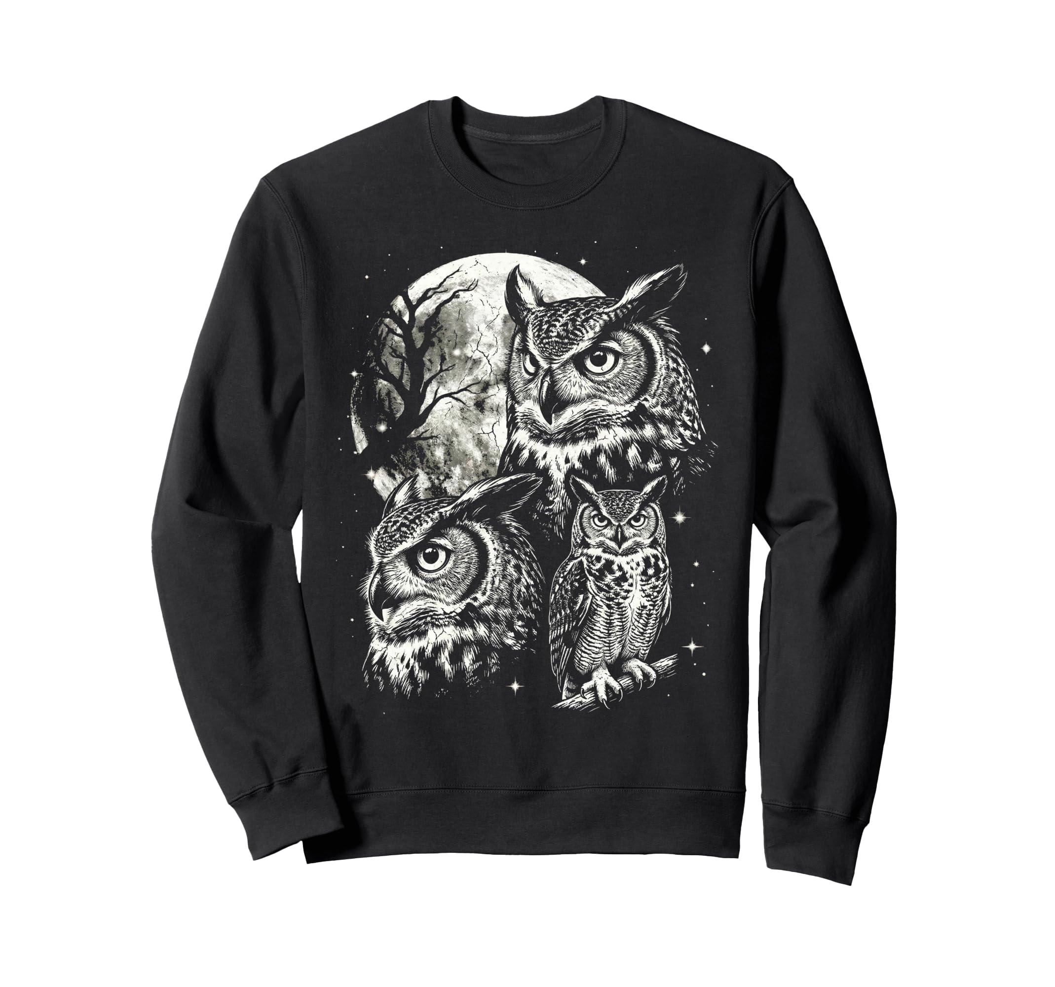 Owl 90S Aesthetic Y2K Owl Bird Sweatshirt - Fun Novelty Design Men Women - T-Shirt, Sweatshirt, Hoodie