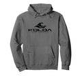 Koloa Surf Wave Black Logo Lightweight Hoodie - Streetwear Style Unisex - T-Shirt, Sweatshirt, Hoodie