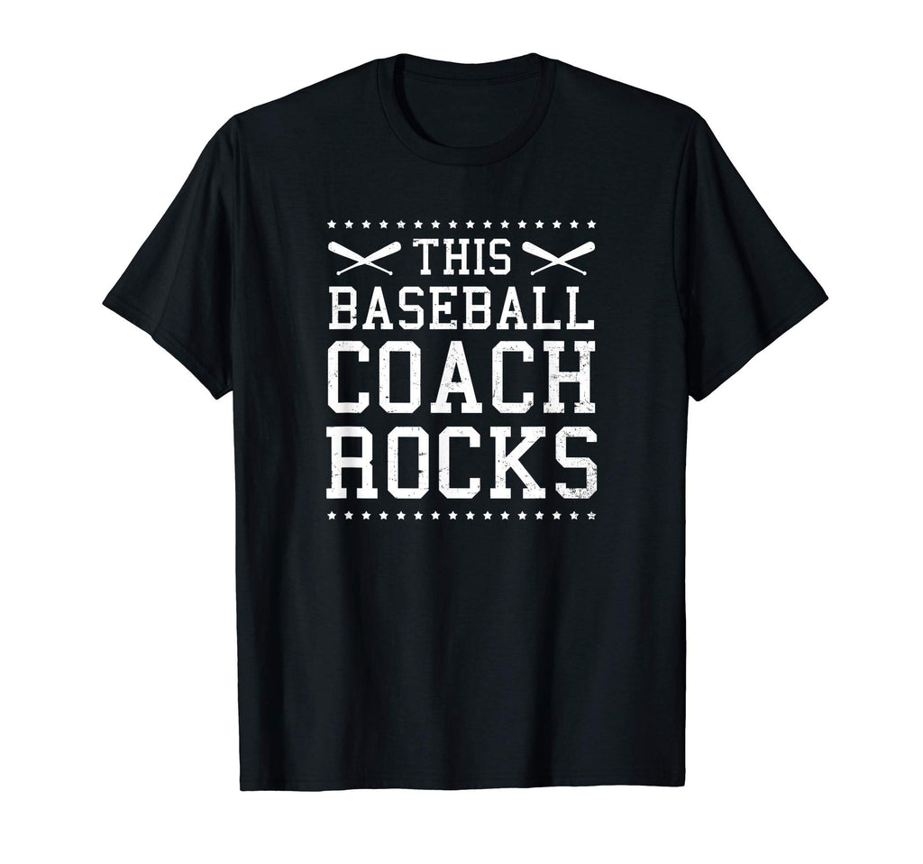 Baseball Coach This Coach Rocks Gift T-Shirt - Aesthetic Graphic Unisex - T-Shirt, Sweatshirt, Hoodie