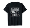 Baseball Coach This Coach Rocks Gift T-Shirt - Aesthetic Graphic Unisex - T-Shirt, Sweatshirt, Hoodie