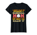 I Didnt Plan Becoming Baseball Mom T-Shirt - Custom Art Print Unisex - T-Shirt, Sweatshirt, Hoodie