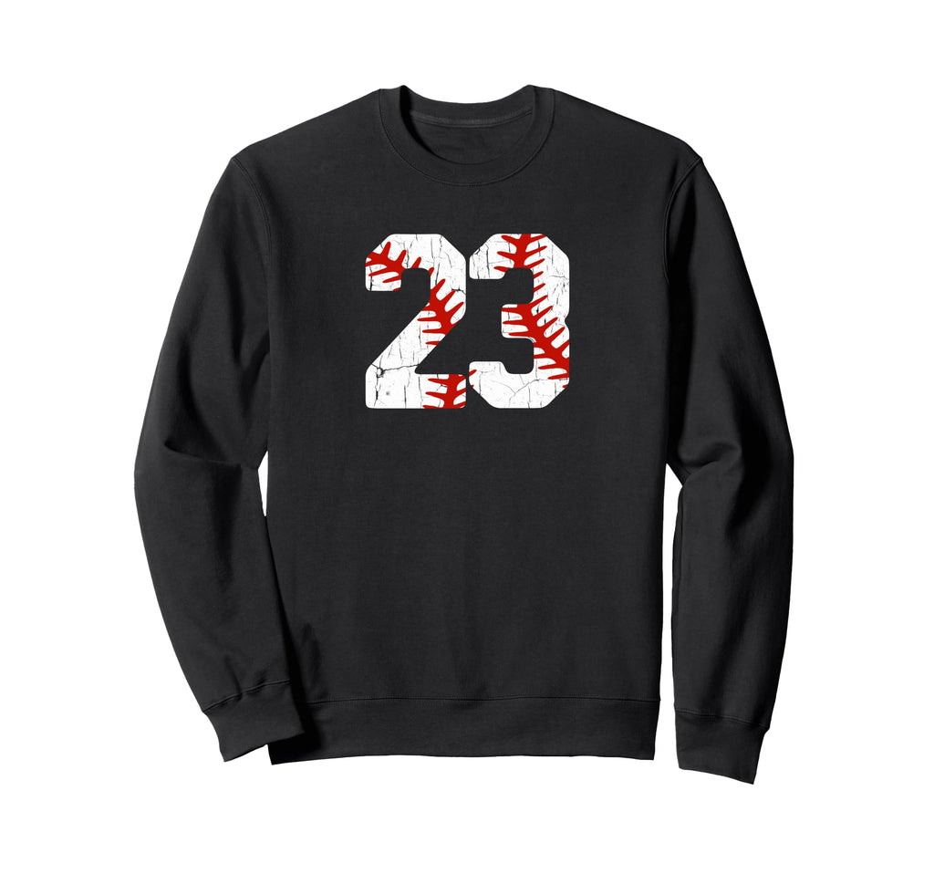 Baseball Player Jersey Number 23 23 Sweatshirt - Aesthetic Graphic Unisex - T-Shirt, Sweatshirt, Hoodie