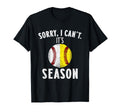 Softball Mom Baseball Sorry I Cant Its T-Shirt - Aesthetic Graphic Unisex - T-Shirt, Sweatshirt, Hoodie