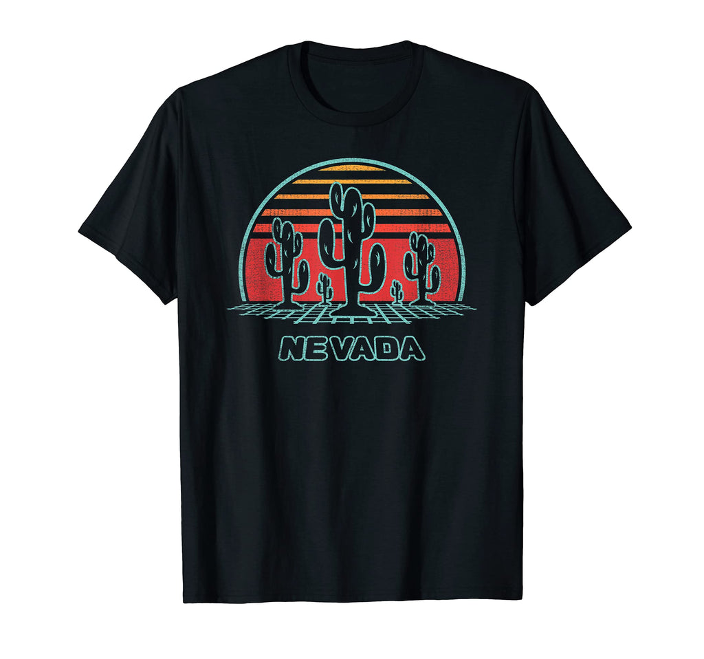 Nevada Desert Sunset 80S T-Shirt - Streetwear Style Men Women - T-Shirt, Sweatshirt, Hoodie