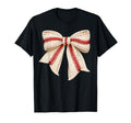 Baseball Coquette Bow Yarn Game Day Team T-Shirt - Graphic Print Unisex - T-Shirt, Sweatshirt, Hoodie