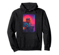 80S Capybara Vaporwave Sunset Aesthetic Hoodie - Graphic Print for Adults - T-Shirt, Sweatshirt, Hoodie
