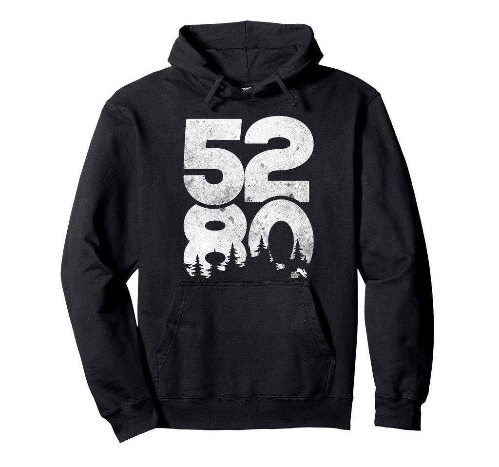 5280 Mile High Denver Colorado Rocky Hoodie - Novelty Apparel for Adults - T-Shirt, Sweatshirt, Hoodie