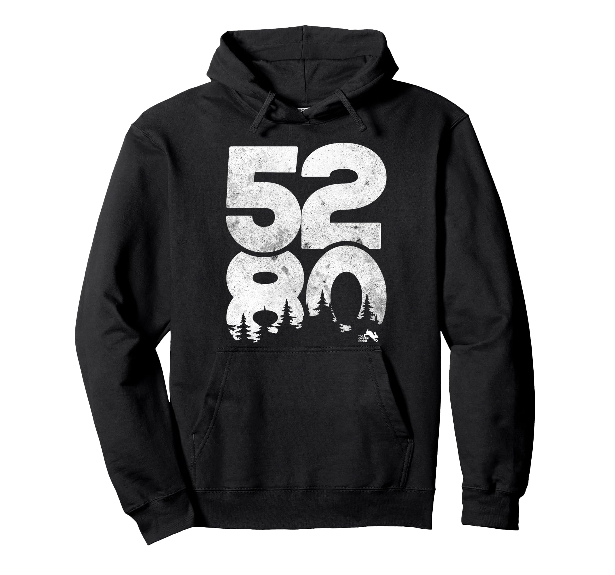 5280 Mile High Denver Colorado Rocky Hoodie - Novelty Apparel for Adults - T-Shirt, Sweatshirt, Hoodie