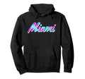 Miami Vaperwave Synthwave 80S 90S Hoodie - Minimalist Print Unisex - T-Shirt, Sweatshirt, Hoodie