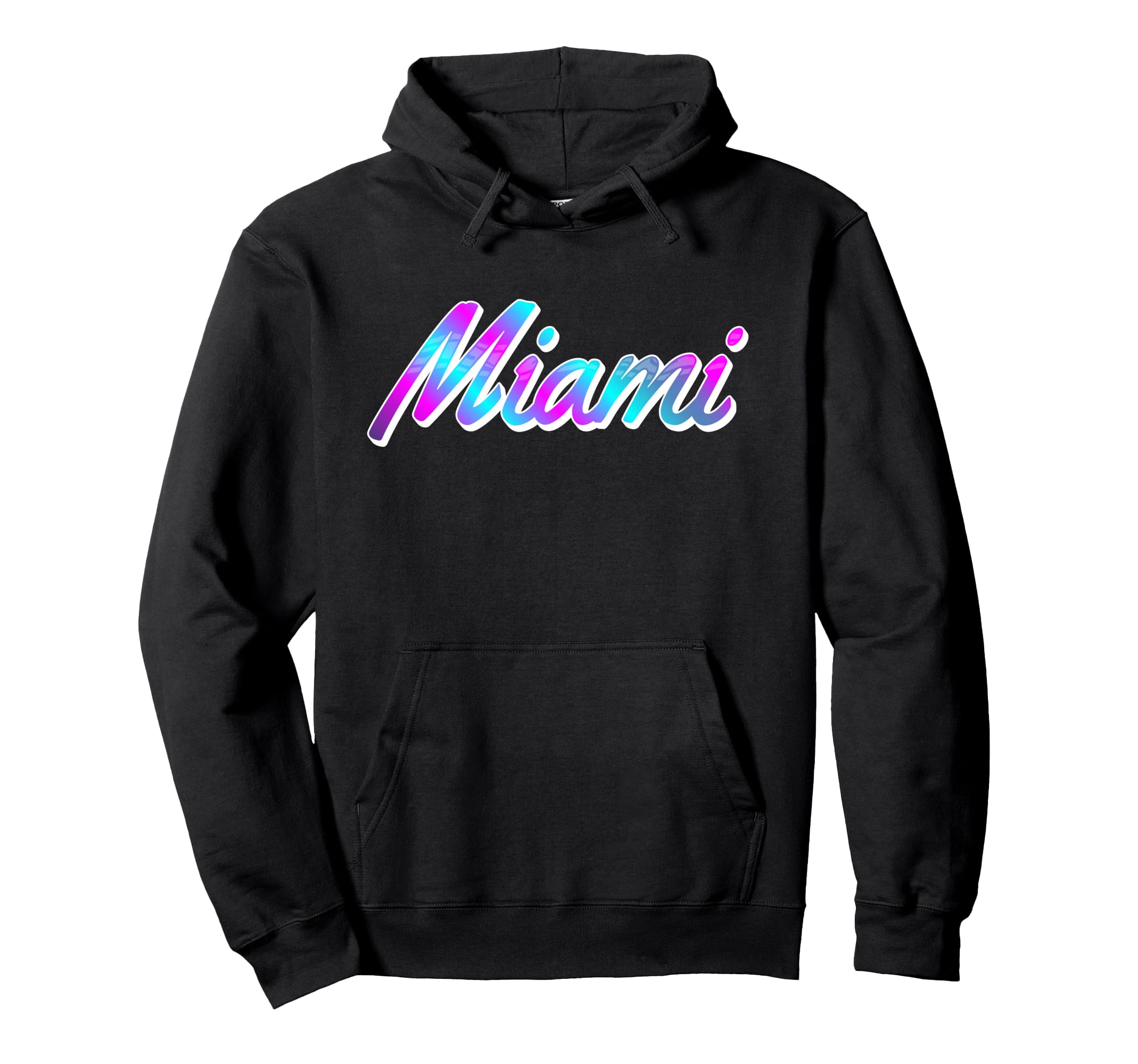 Miami Vaperwave Synthwave 80S 90S Hoodie - Minimalist Print Unisex - T-Shirt, Sweatshirt, Hoodie