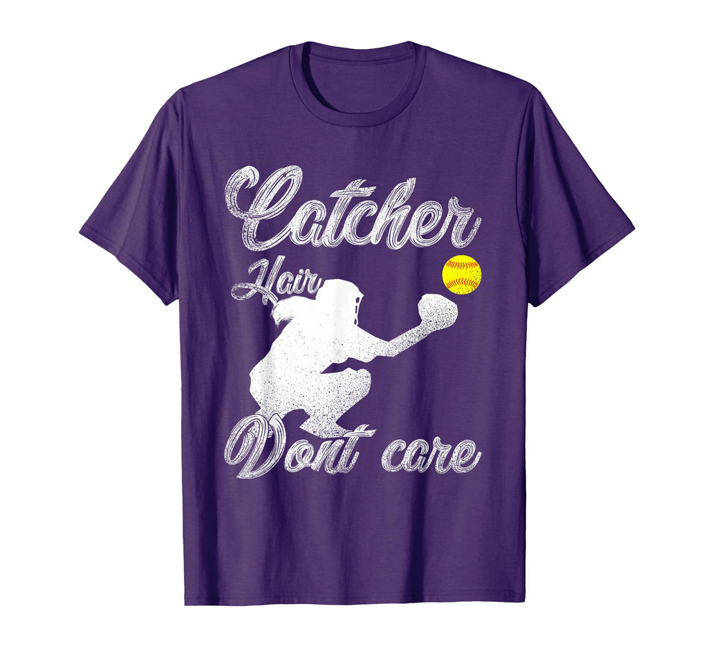 Softball Catcher Funny Softball Softball T-Shirt - Novelty Apparel Unisex - T-Shirt, Sweatshirt, Hoodie
