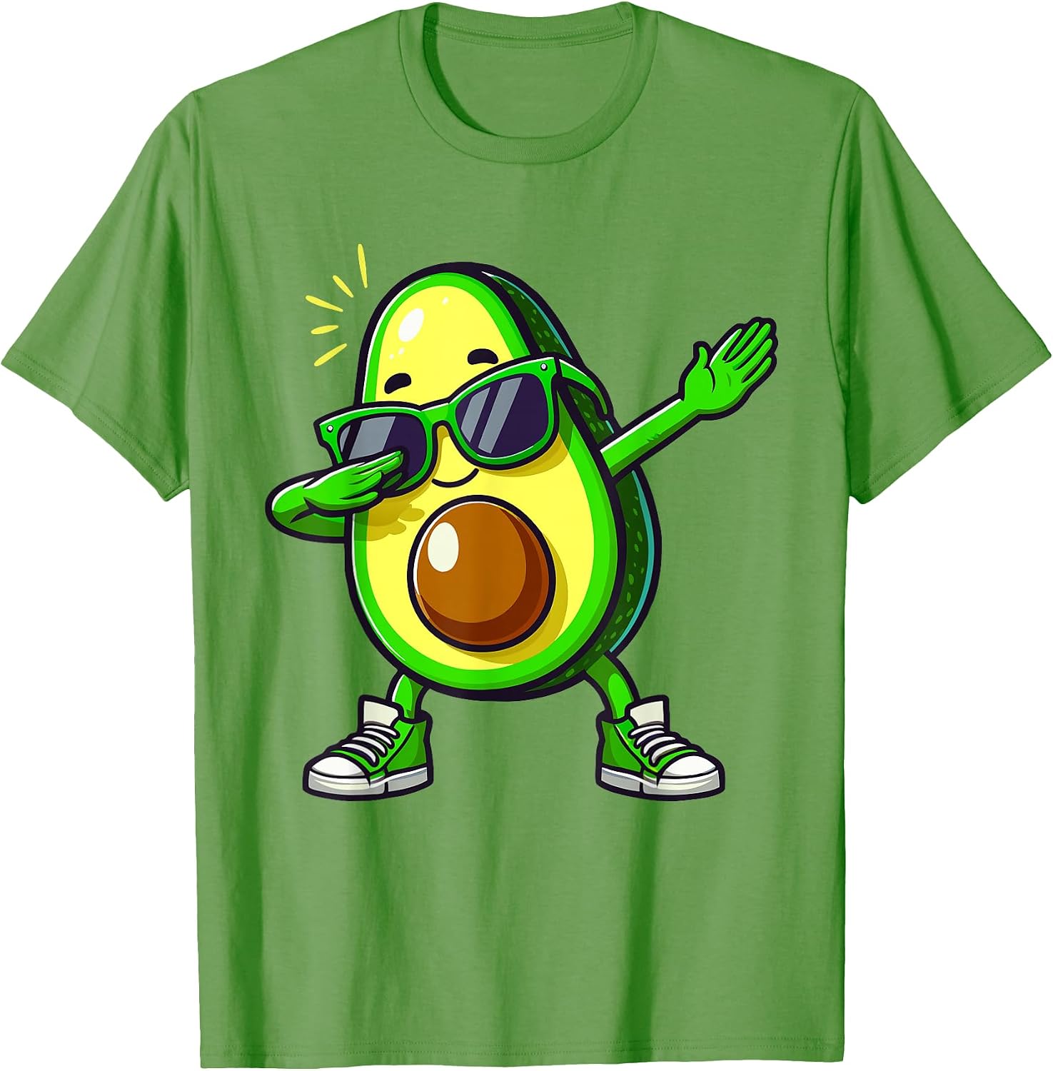 Dabbing Avocado Mexican food Boys Girls - Adult & Kids T-Shirts, Sweatshirts & Hoodies apparel design preview 1