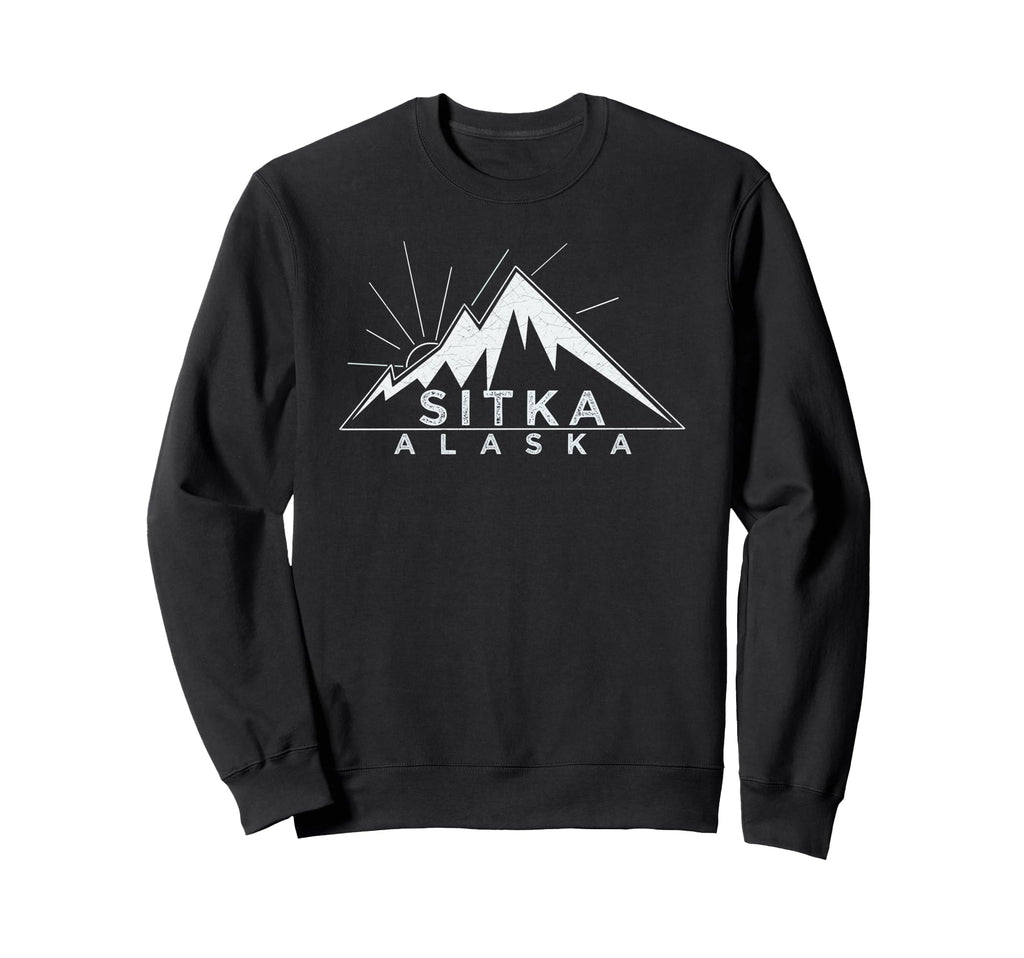 Sitka Alaska Distressed Sweatshirt - Trendy Graphic Men Women - T-Shirt, Sweatshirt, Hoodie