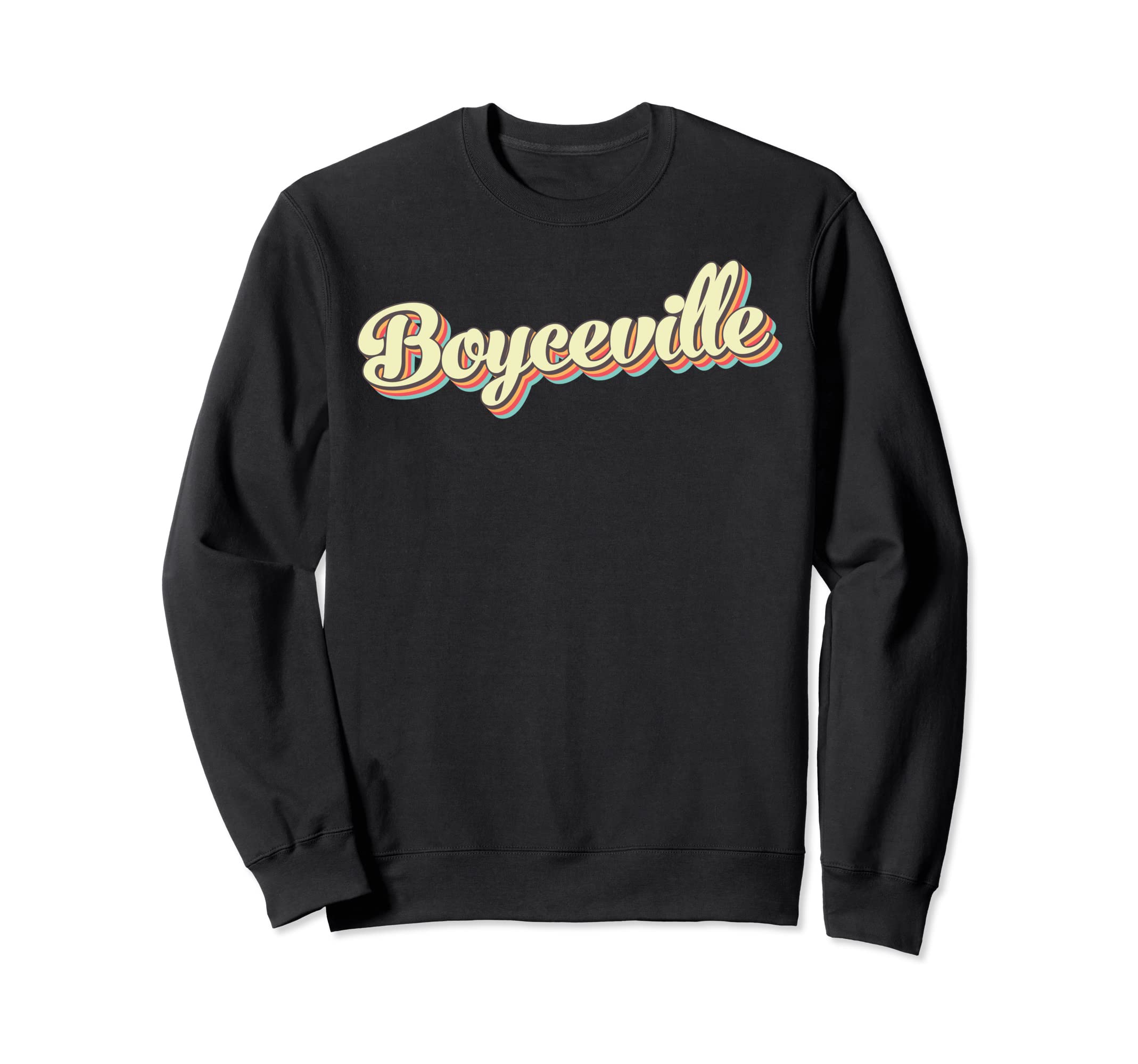 Boyceville Art Baseball Font Sweatshirt - Aesthetic Graphic Men Women - T-Shirt, Sweatshirt, Hoodie