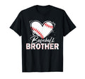 Baseball Brother Baseball Heart T-Shirt - Novelty Apparel for Adults - T-Shirt, Sweatshirt, Hoodie