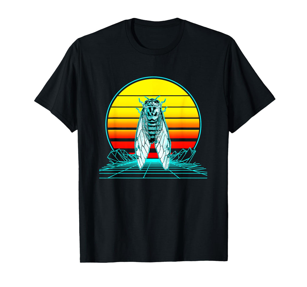 Sunset Cicada T-Shirt - Trendy Graphic Unisex - T-Shirt, Sweatshirt, Hoodie