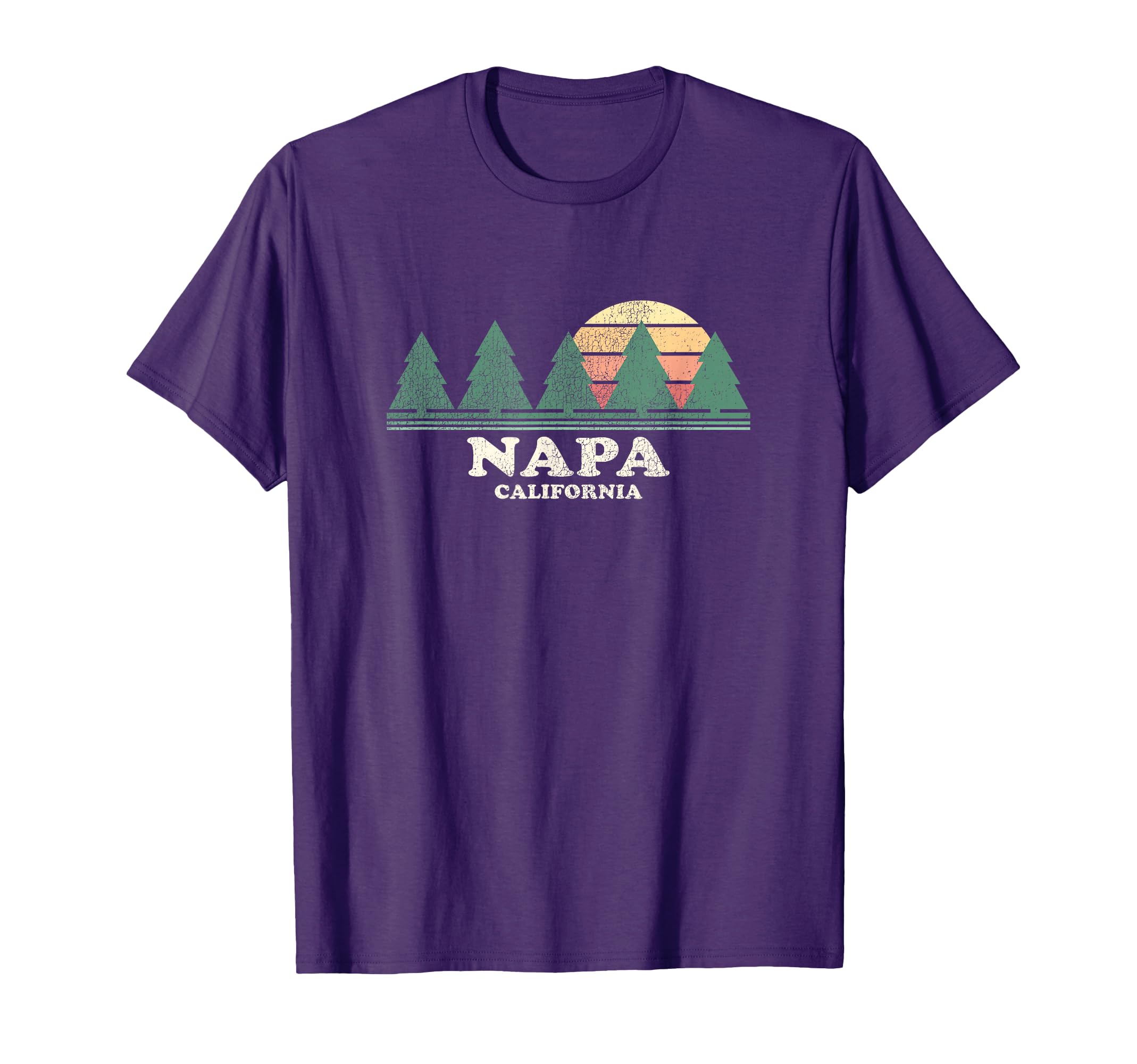 Napa Ca Throwback 70S T-Shirt - Fun Novelty Design Men Women - T-Shirt, Sweatshirt, Hoodie